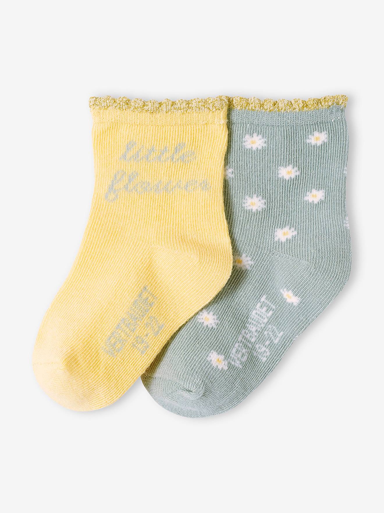 2er-Pack Mädchen Baby Socken Oeko-Tex von Vertbaudet