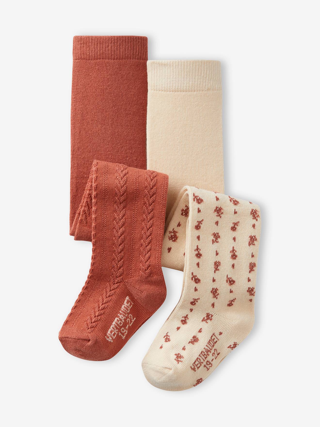 2er-Pack Mädchen Baby Strumpfhosen 2er-Pack Mädchen Baby Strumpfhosen von Vertbaudet