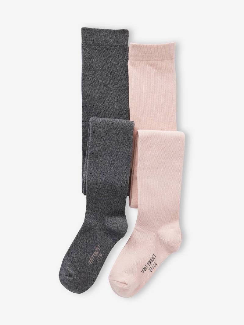 2er-Pack Mädchen Weihnachtsstrumpfhosen von Vertbaudet