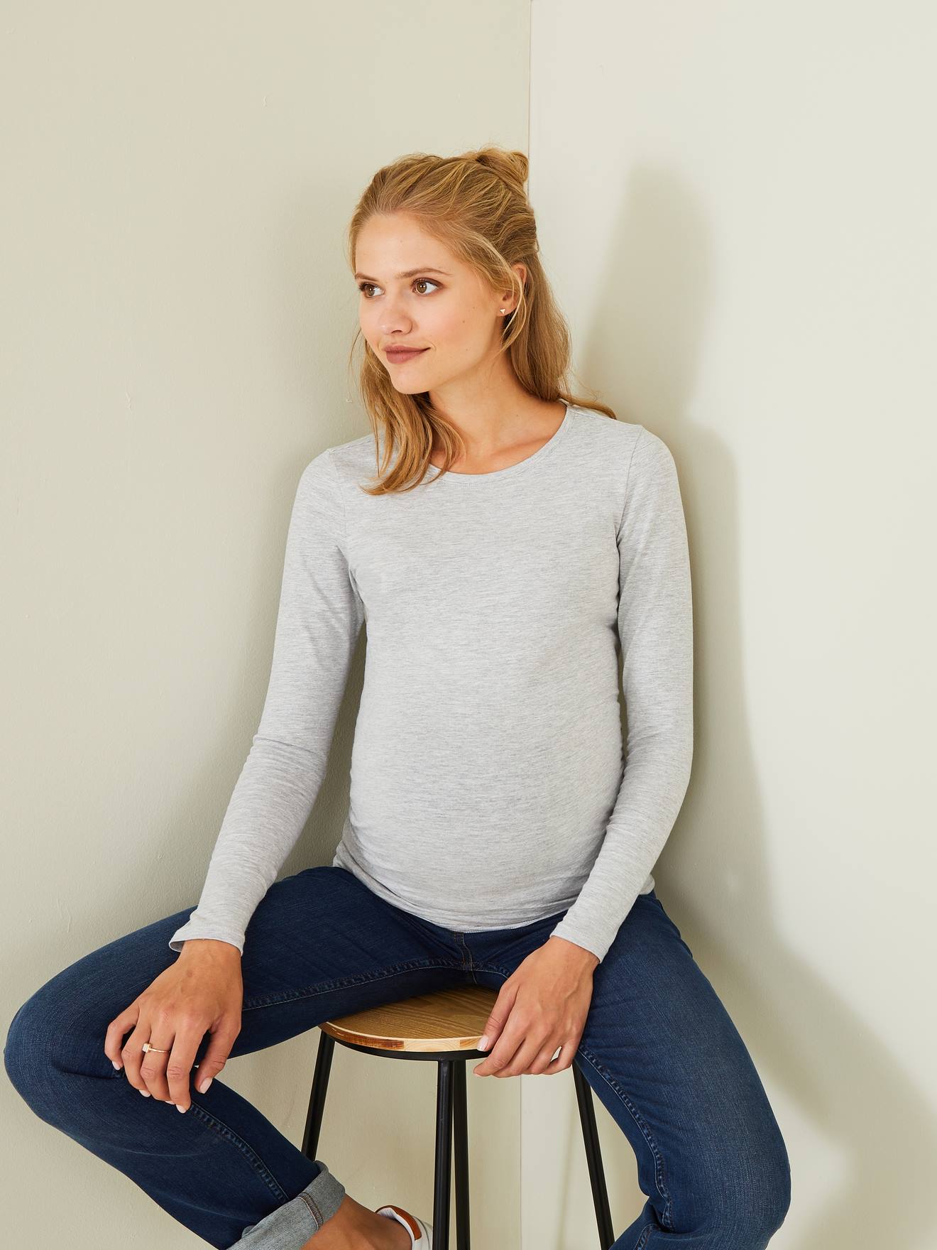 2er-Pack Umstands-Shirts von Vertbaudet