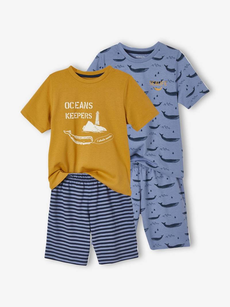 2er-Pack kurze Jungen Schlafanzüge von Vertbaudet