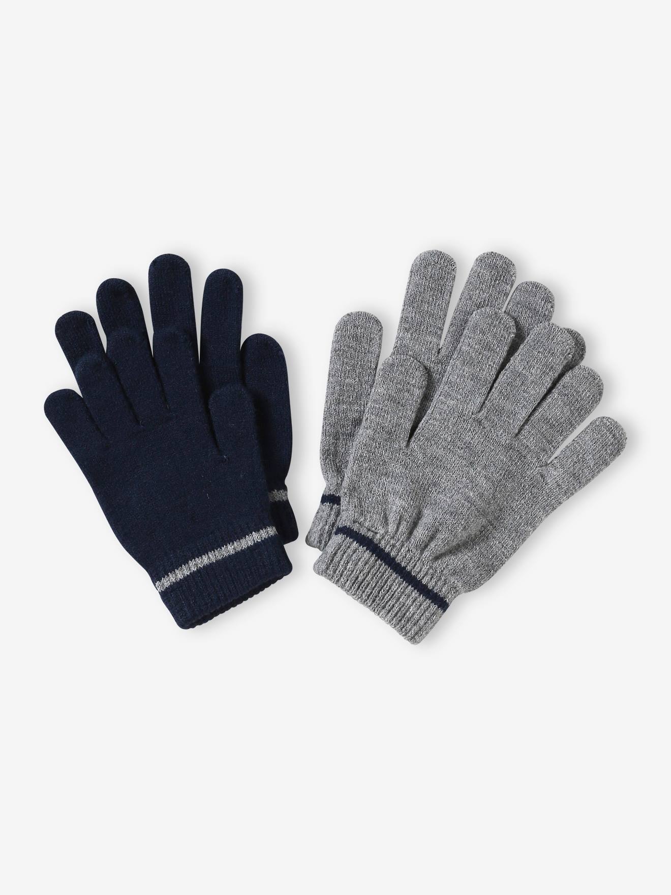 2er-Pack mitwachsende Jungen Handschuhe von Vertbaudet