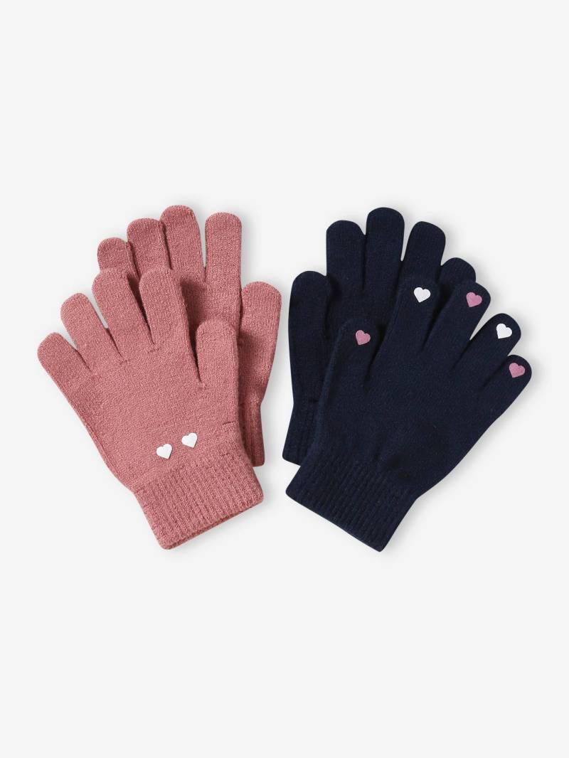 2er-Pack mitwachsende Mädchen Handschuhe 2er-Pack mitwachsende Mädchen Handschuhe von Vertbaudet
