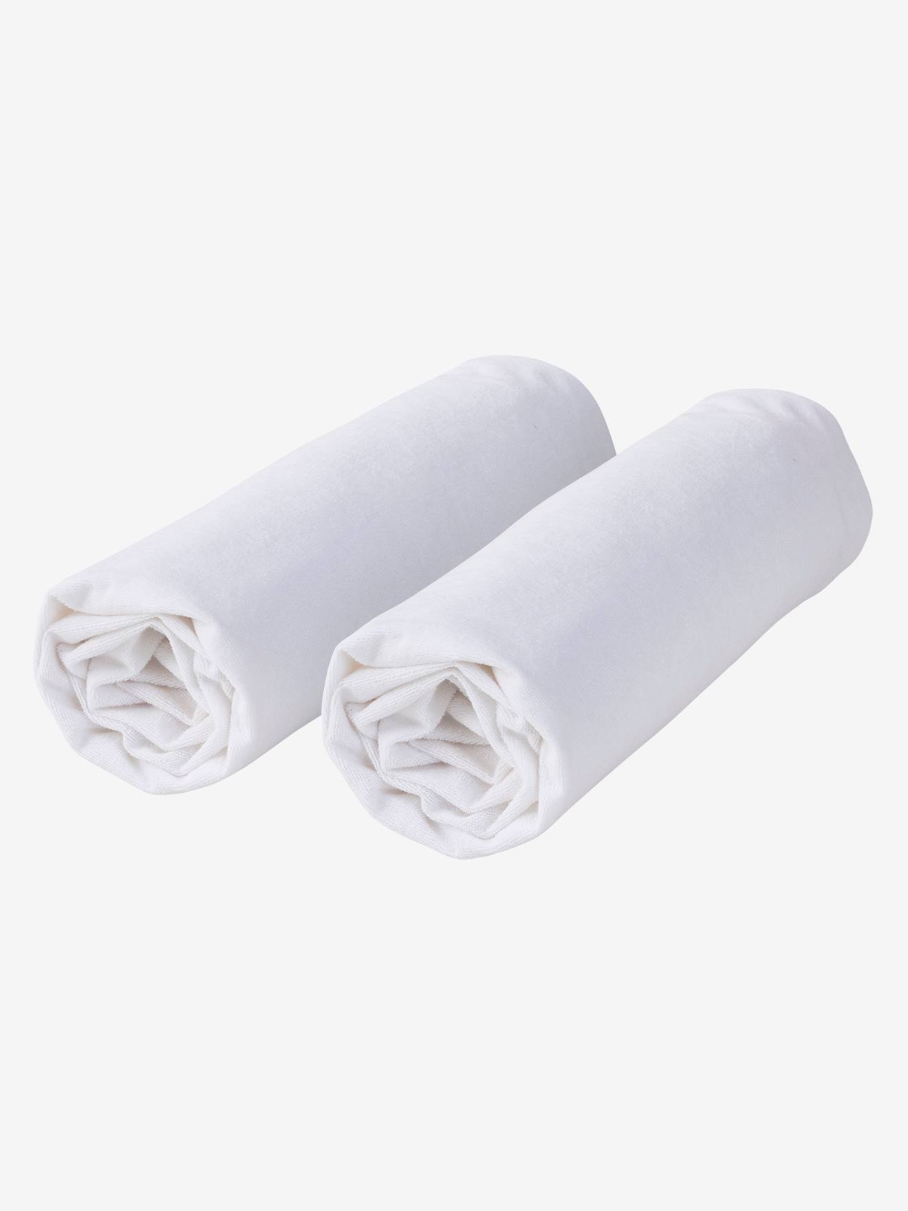 2er-Pack Ftee-Schonbezüge für Baby/Kinder Matratzen von Vertbaudet