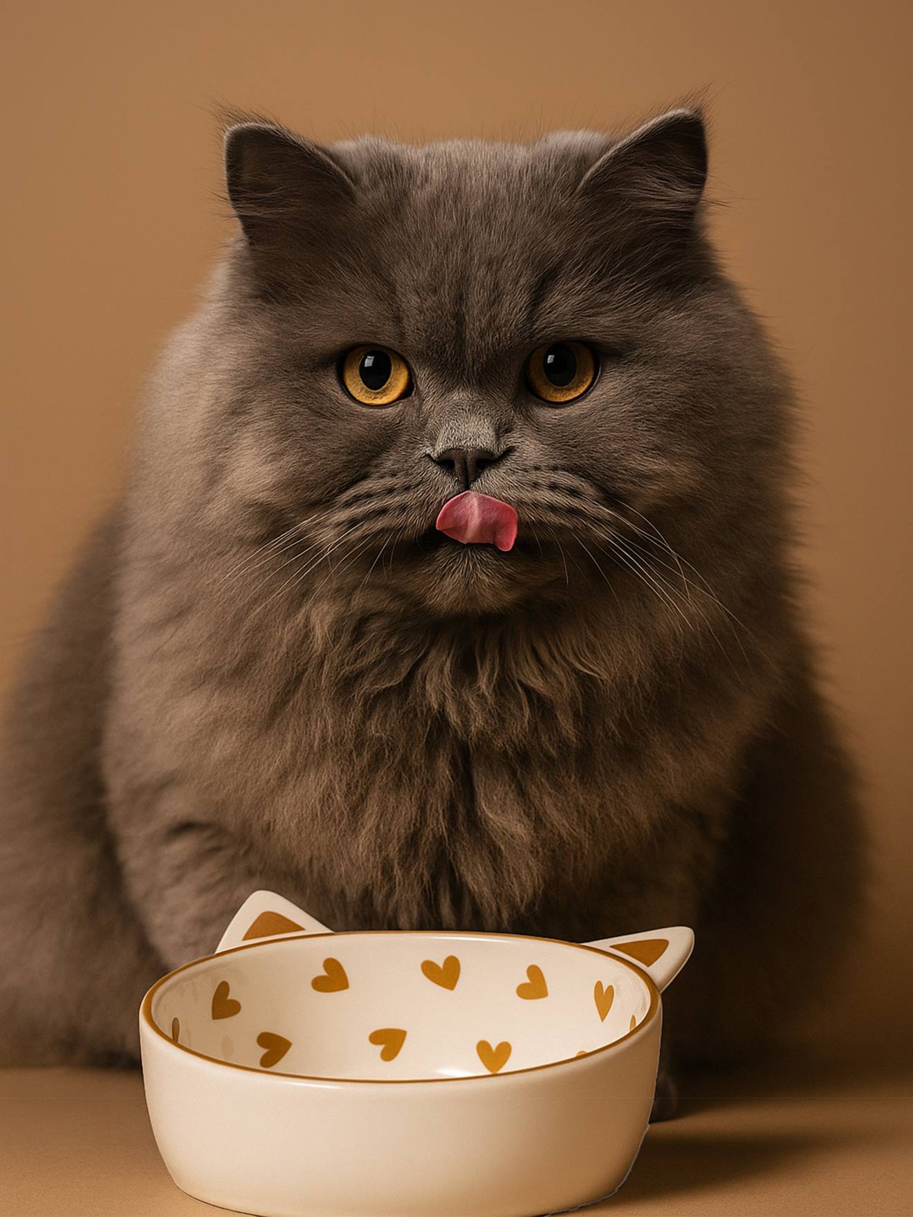 2er-Set Katzennäpfe aus Keramik FAMILY von Vertbaudet