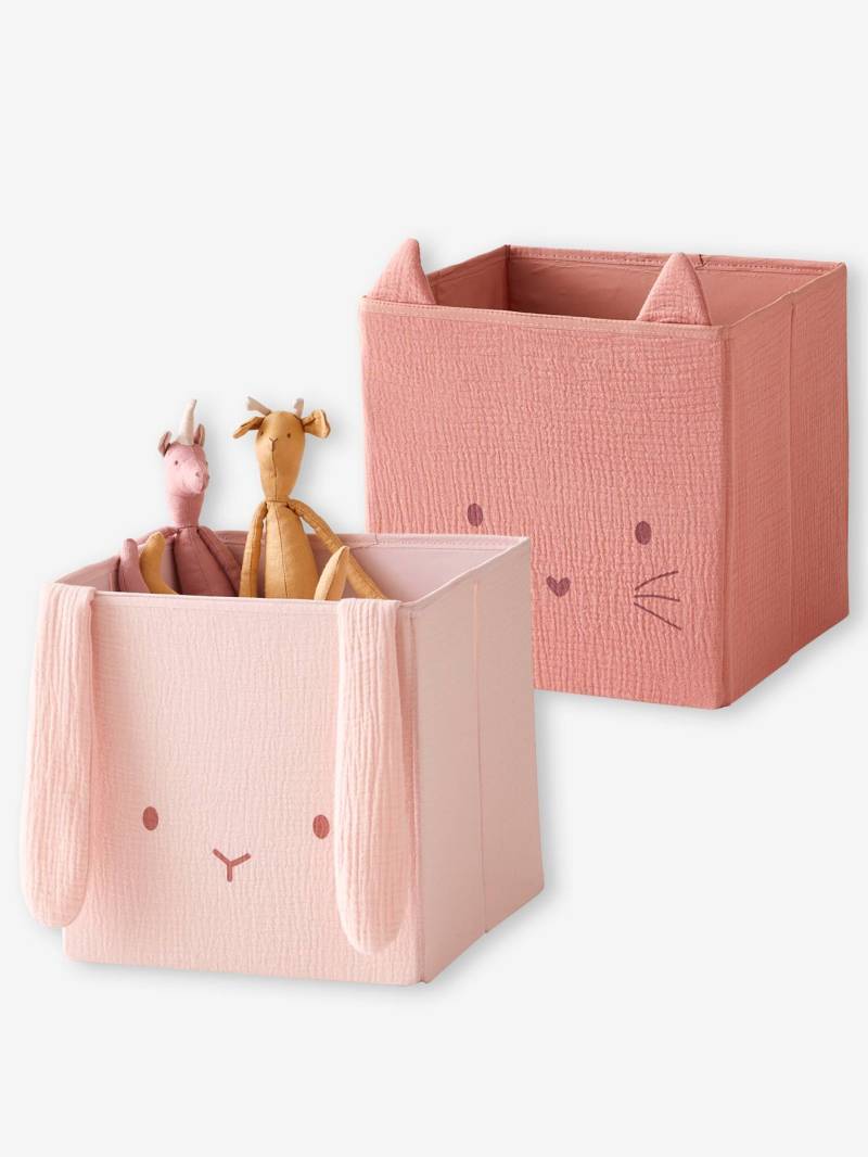 2er-Set Kinderzimmer Aufbewahrungsboxen von Vertbaudet