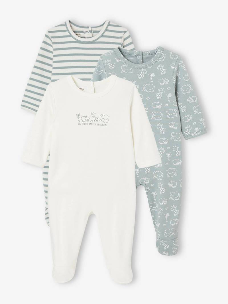3er-Pack Baby Strampler BASIC von Vertbaudet