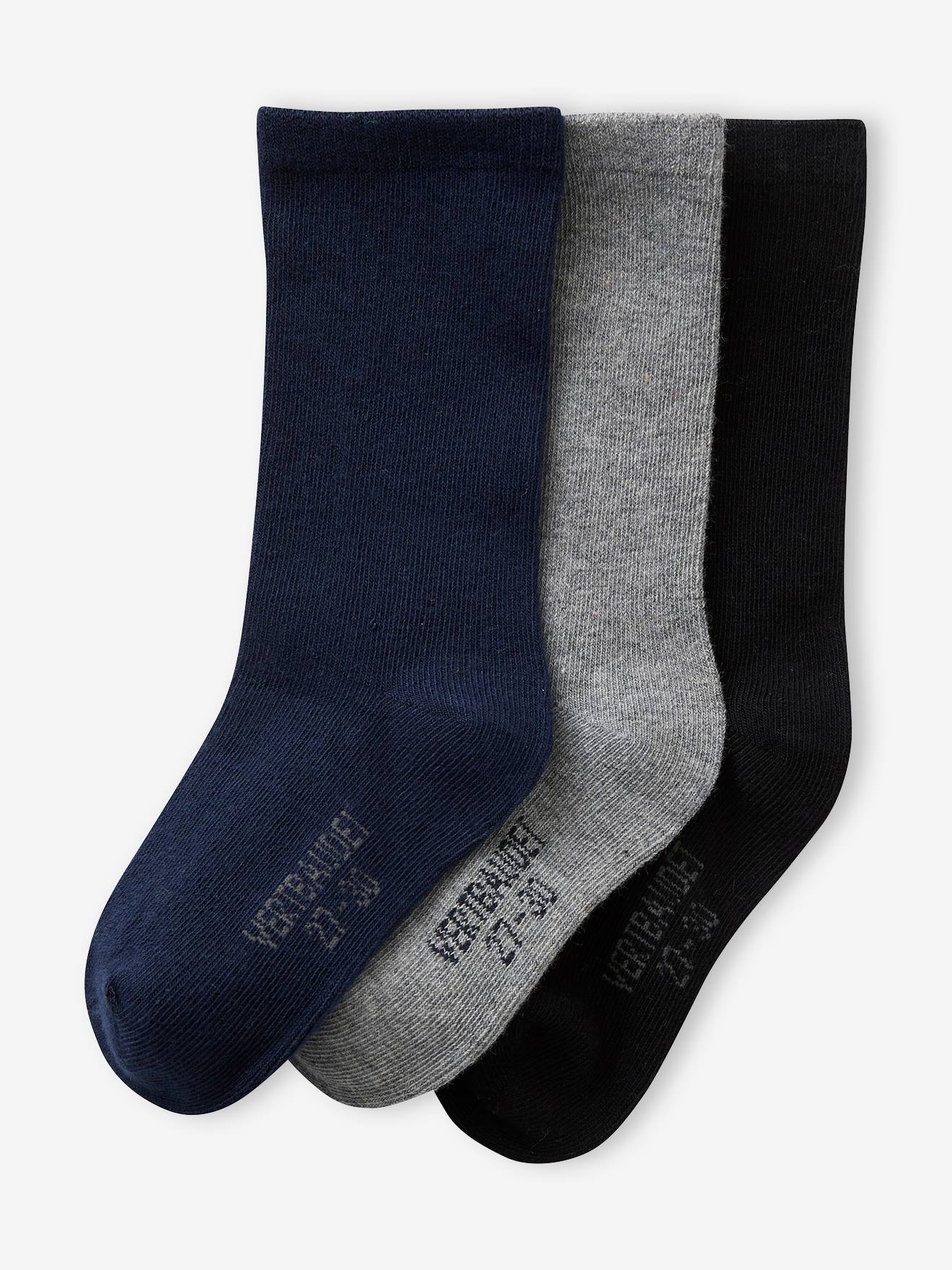 3er-Pack Jungen Schlauchsocken Oeko-Tex von Vertbaudet