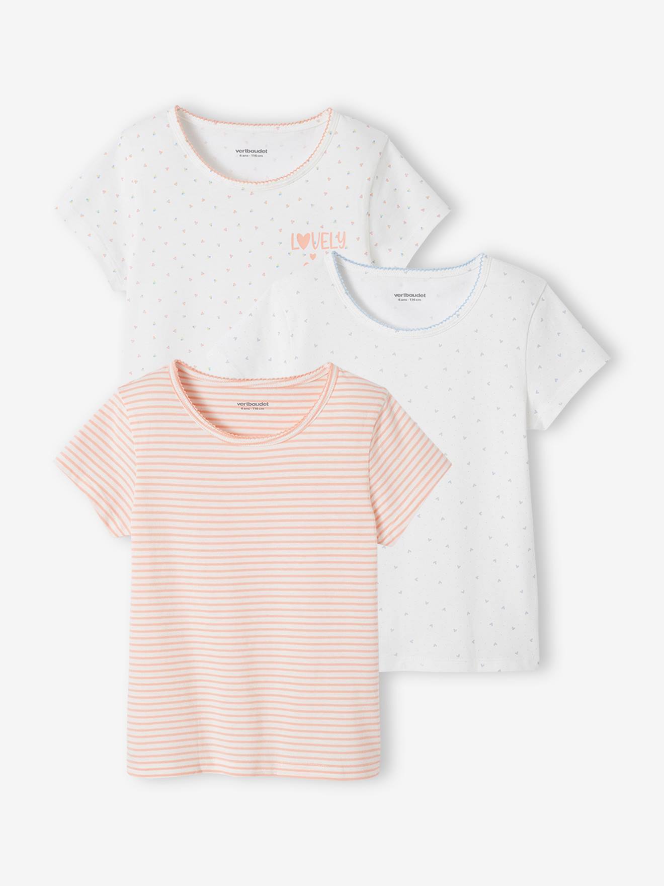 3er-Pack Mädchen T-Shirts BASIC 3er-Pack Mädchen T-Shirts BASIC von Vertbaudet