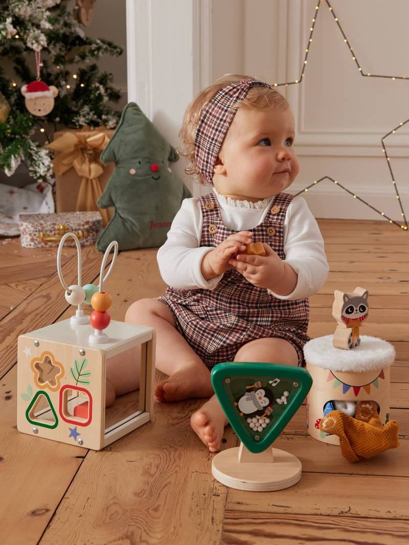 3er-Set Baby Sensorik-Spielzeug HAPPY ANIMALS aus Holz FSC® von Vertbaudet