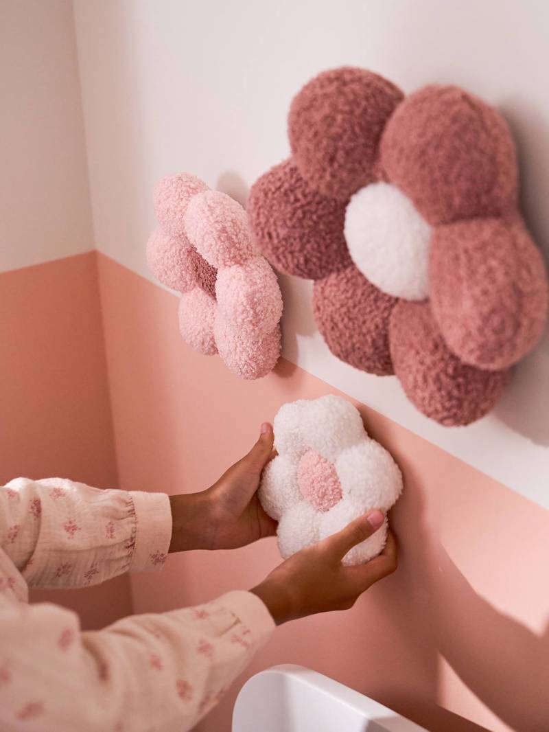 3er-Set Kinderzimmer Deko-Stoffblumen von Vertbaudet