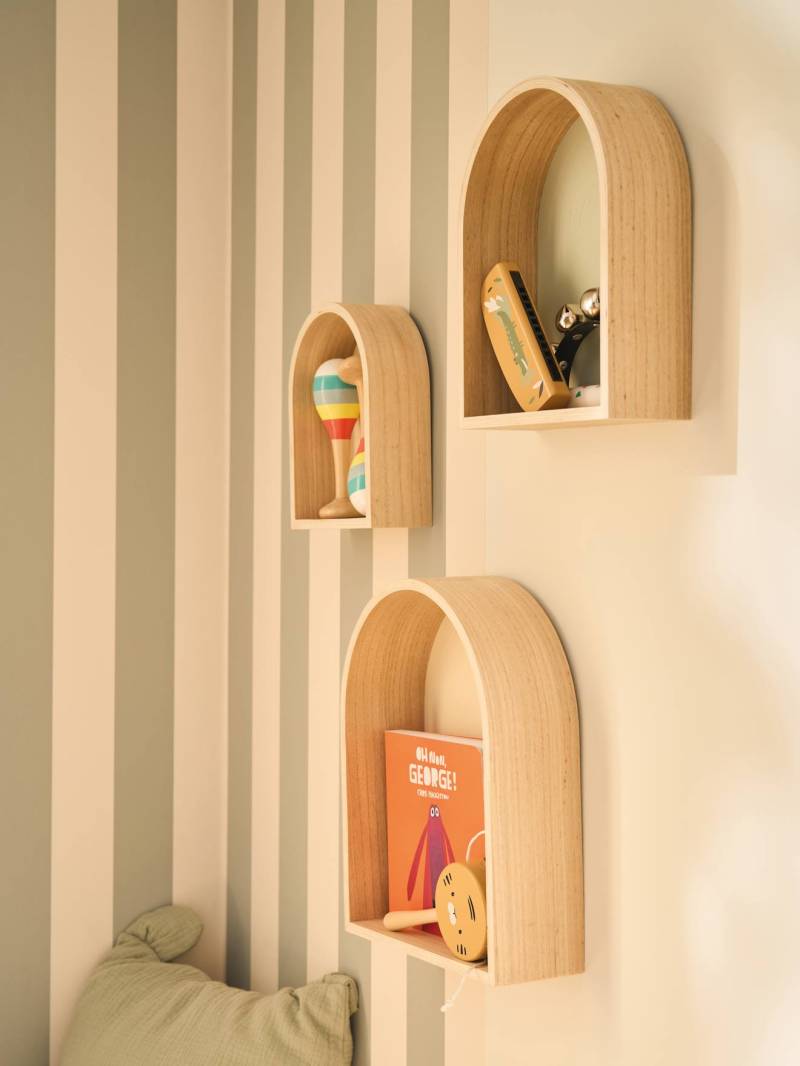 3er-Set Kinderzimmer Wandregale von Vertbaudet