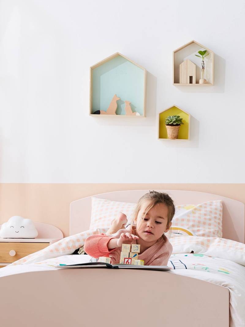 Kinderzimmer 3er-Set Wandregale in Hausform von Vertbaudet