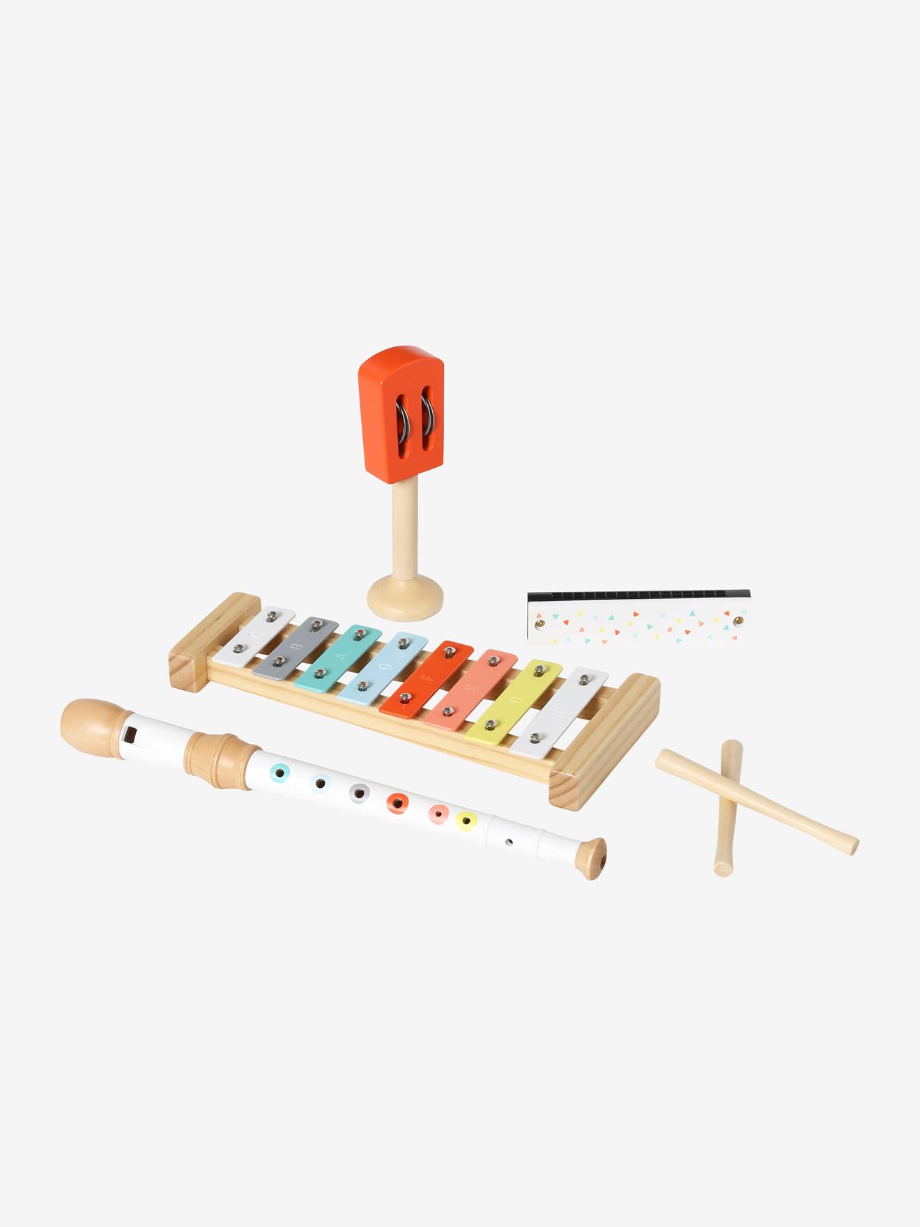 4-teiliges Set Kinder Musikinstrumente von Vertbaudet