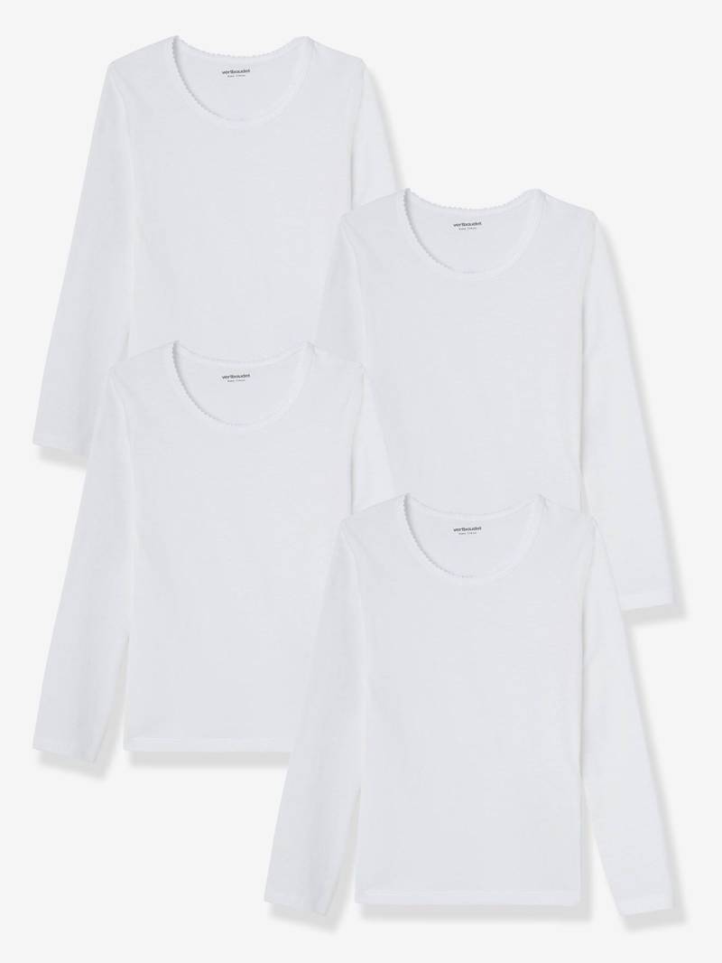 4er-Pack Mädchen Shirts BASIC von Vertbaudet