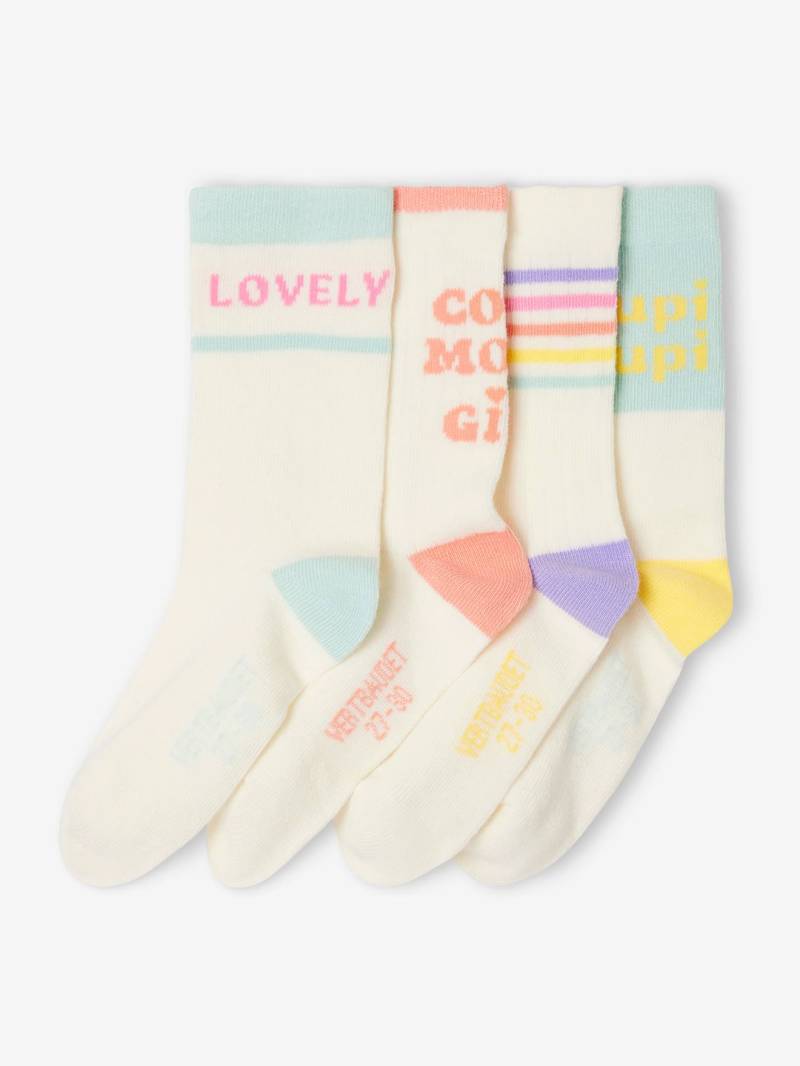 4er-Pack Mädchen Socken von Vertbaudet