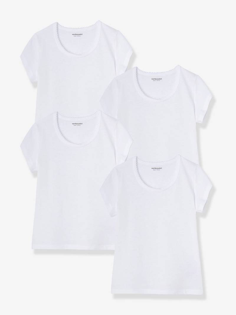 4er-Pack Mädchen T-Shirts BASIC von Vertbaudet