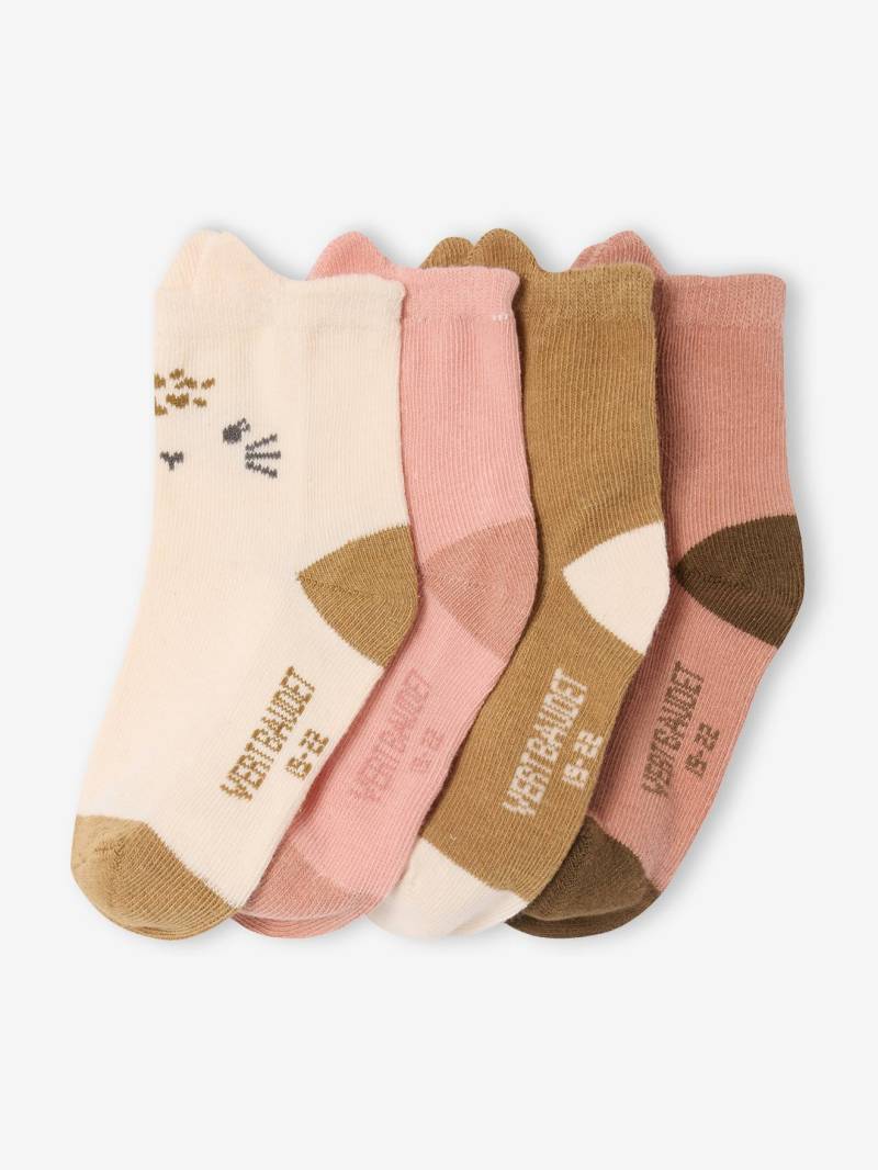 4er-Pack Socken TIERE mit 3D-Ohren 4er-Pack Socken TIERE mit 3D-Ohren von Vertbaudet