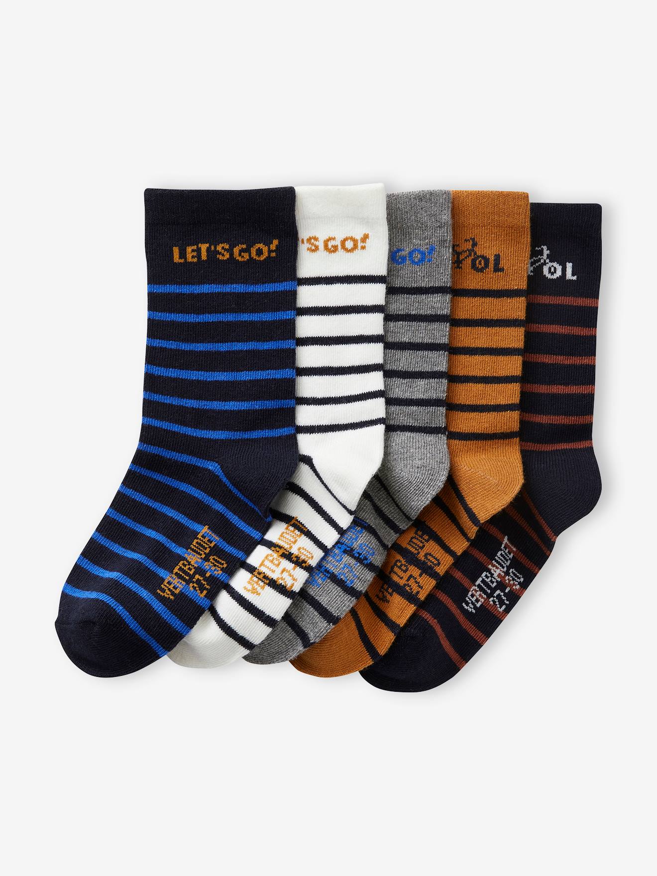 5er-Pack Jungen Socken BASICS Oeko-Tex von Vertbaudet