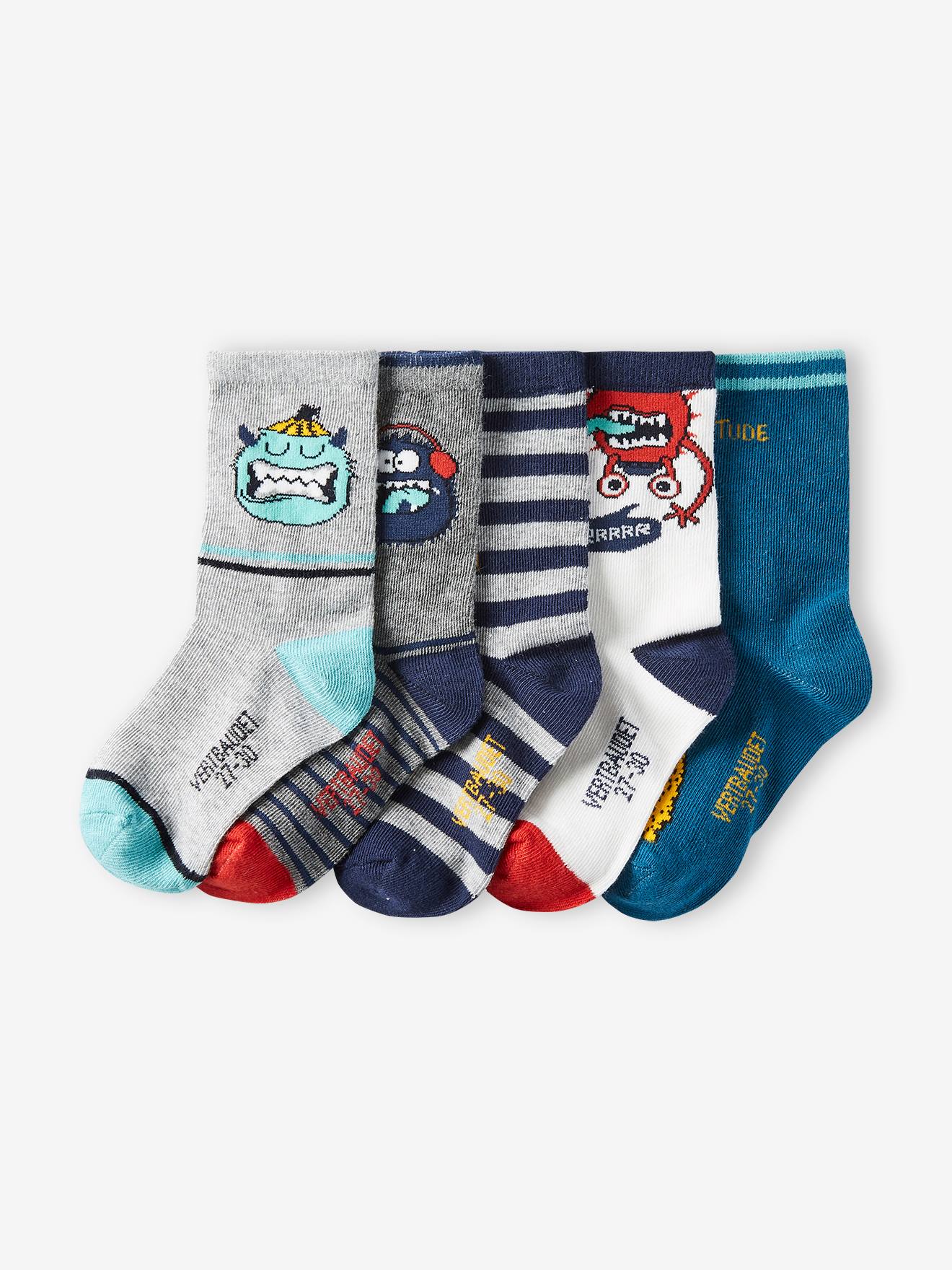 5er-Pack Jungen Socken von Vertbaudet