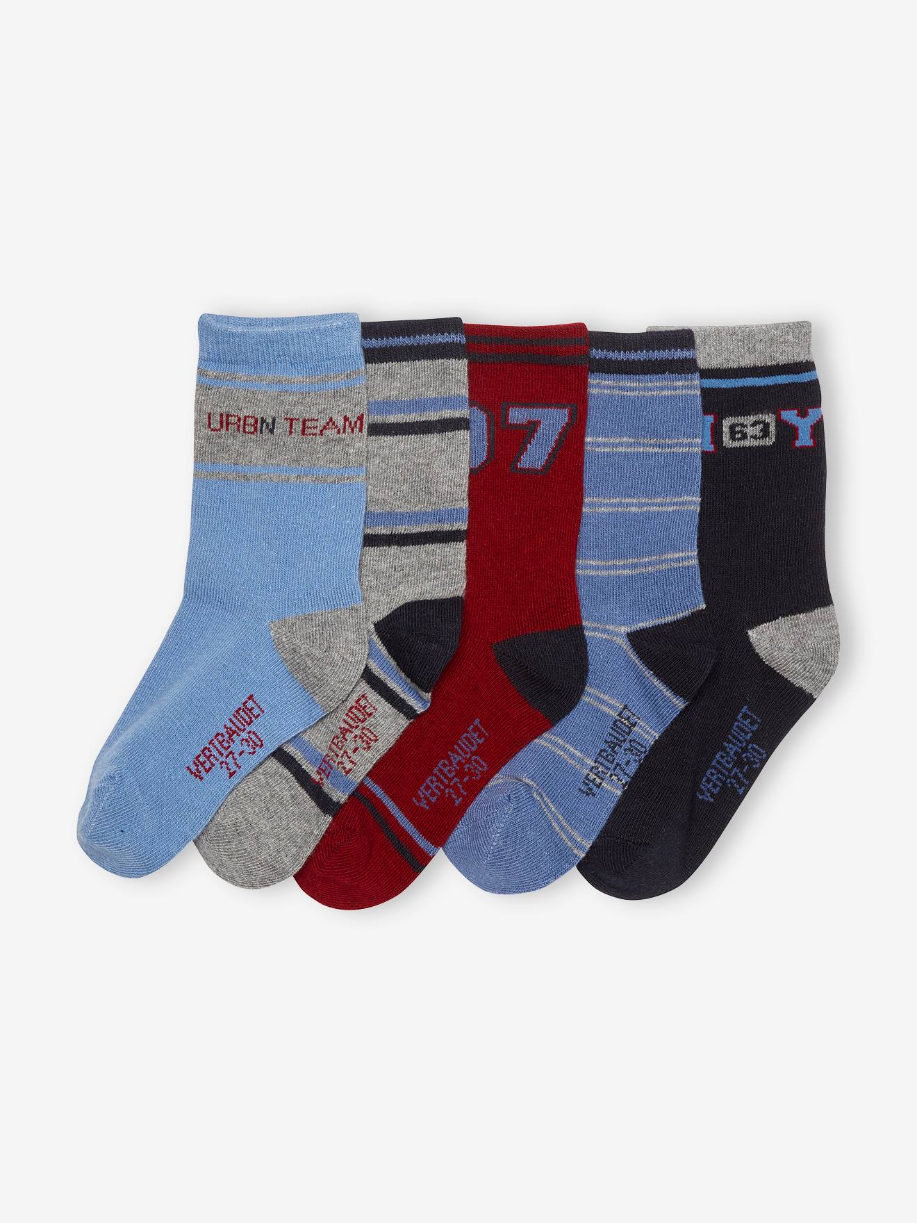 5er-Pack Jungen Socken Oeko-Tex von Vertbaudet