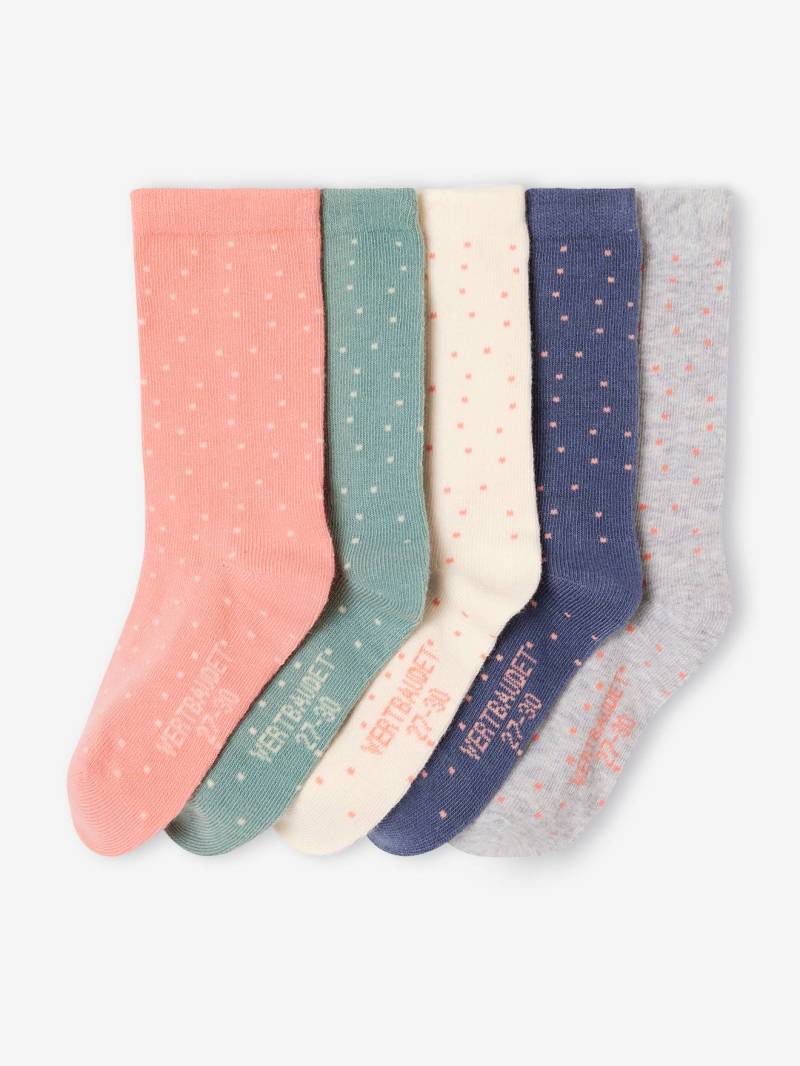 5er-Pack Mädchen Socken BASIC von Vertbaudet