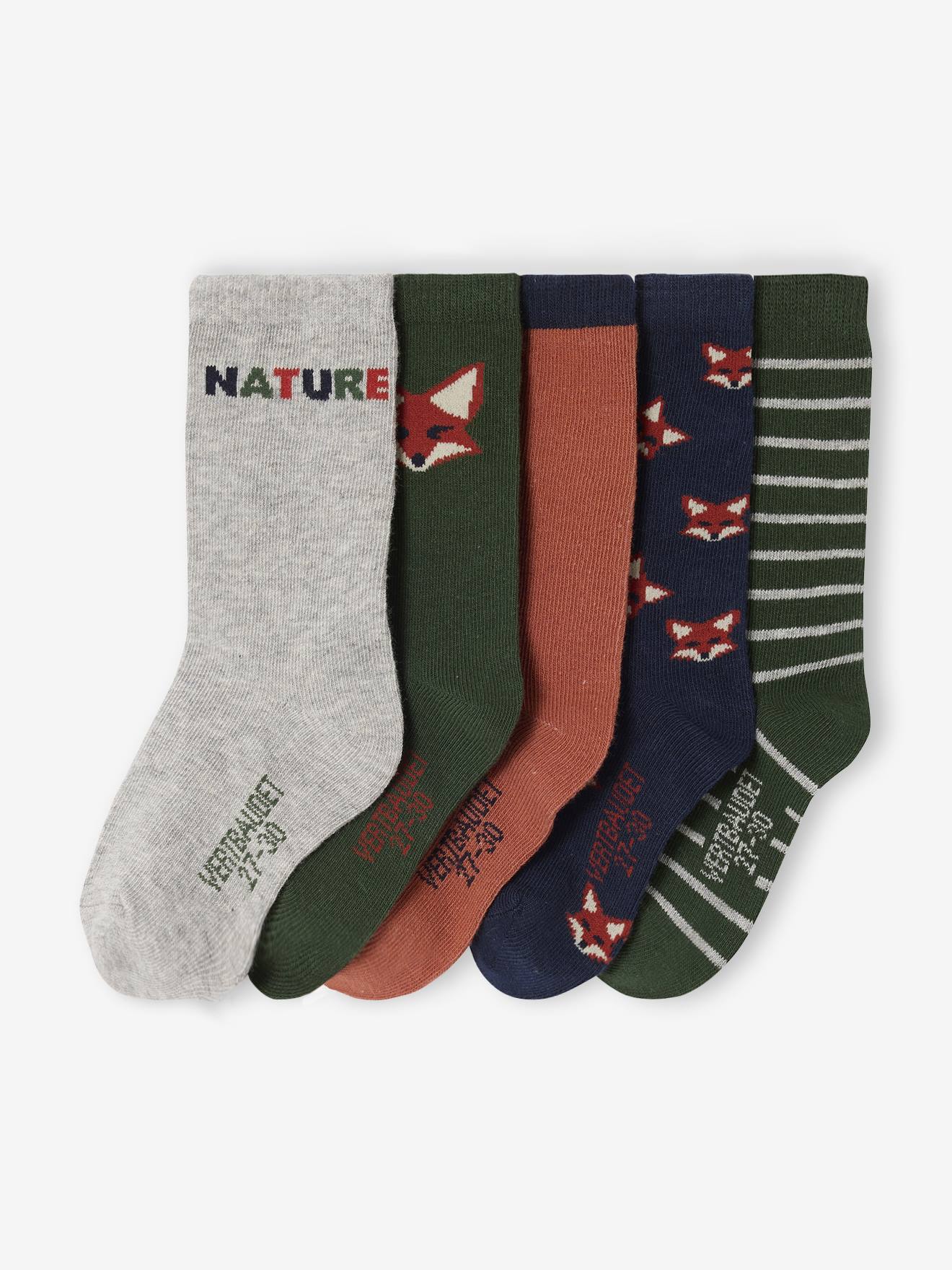 5er-Pack Socken FUCHS von Vertbaudet