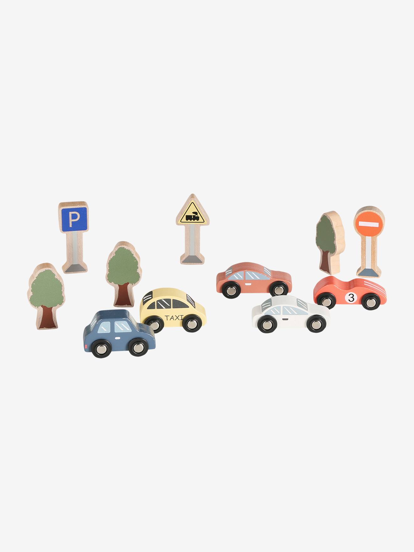 5er-Set Kinder Spielzeugautos mit Zubehör von Vertbaudet