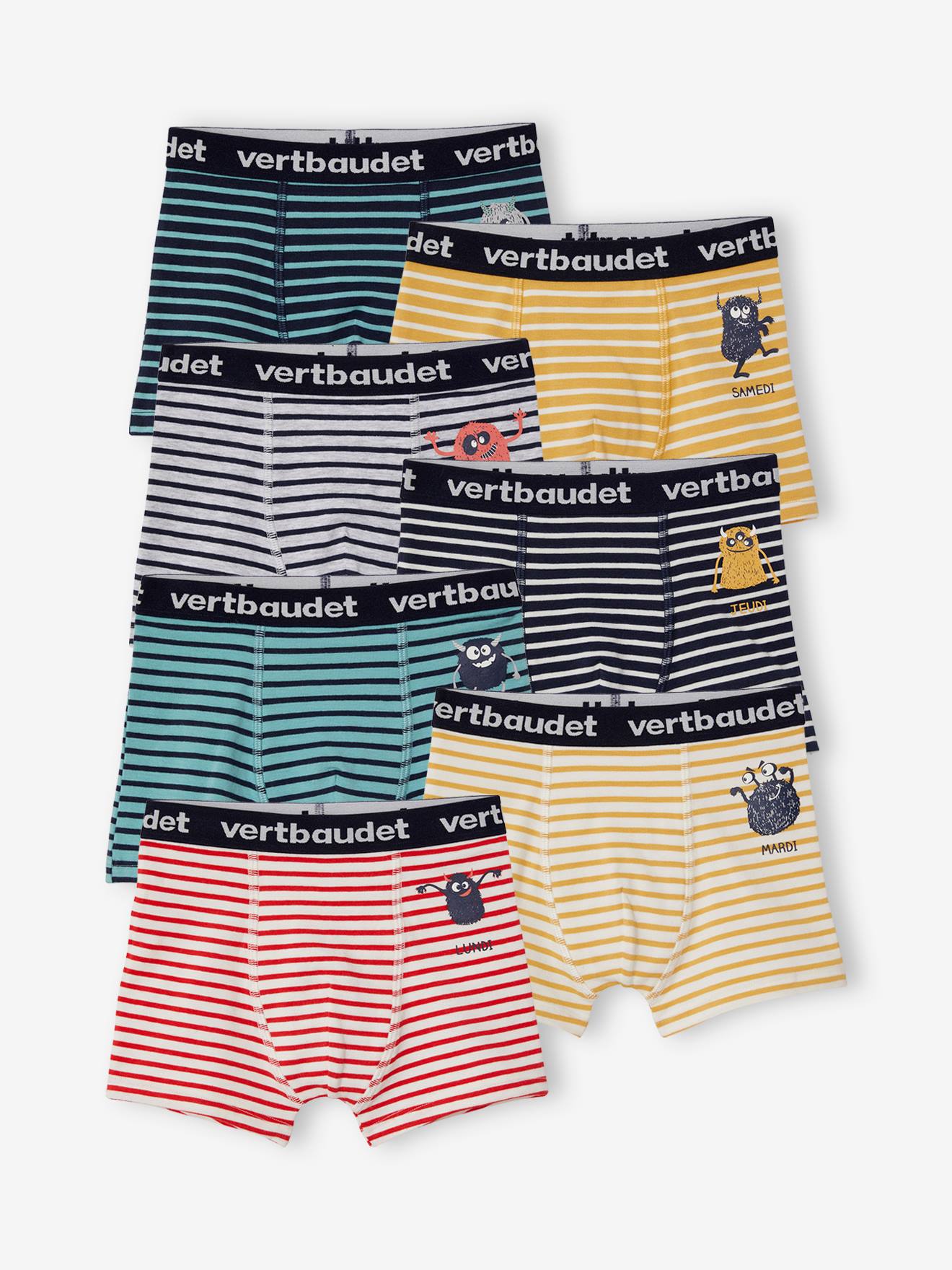 7er-Pack Jungen Boxershorts von Vertbaudet