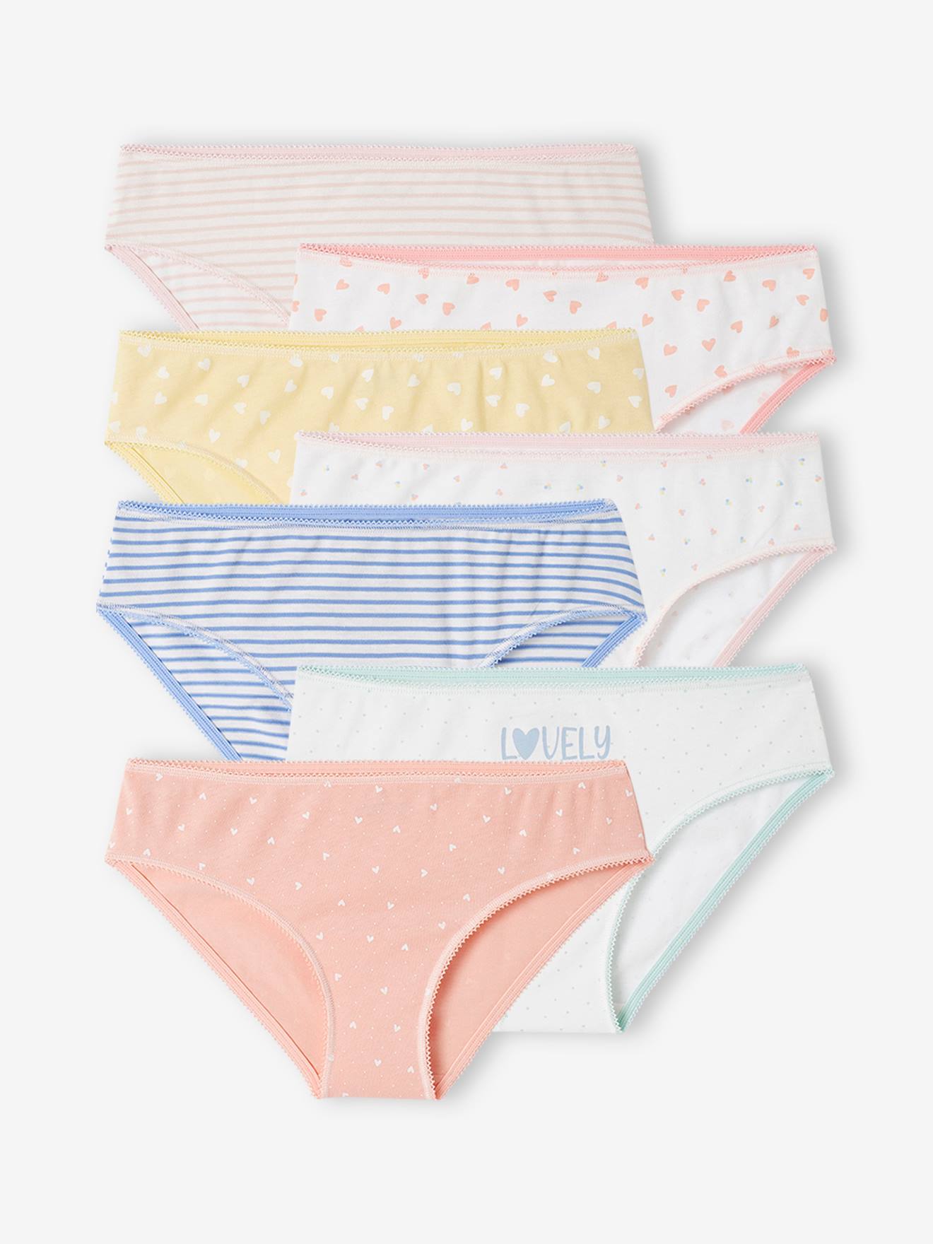 7er-Pack Mädchen Slips BASIC 7er-Pack Mädchen Slips BASIC von Vertbaudet
