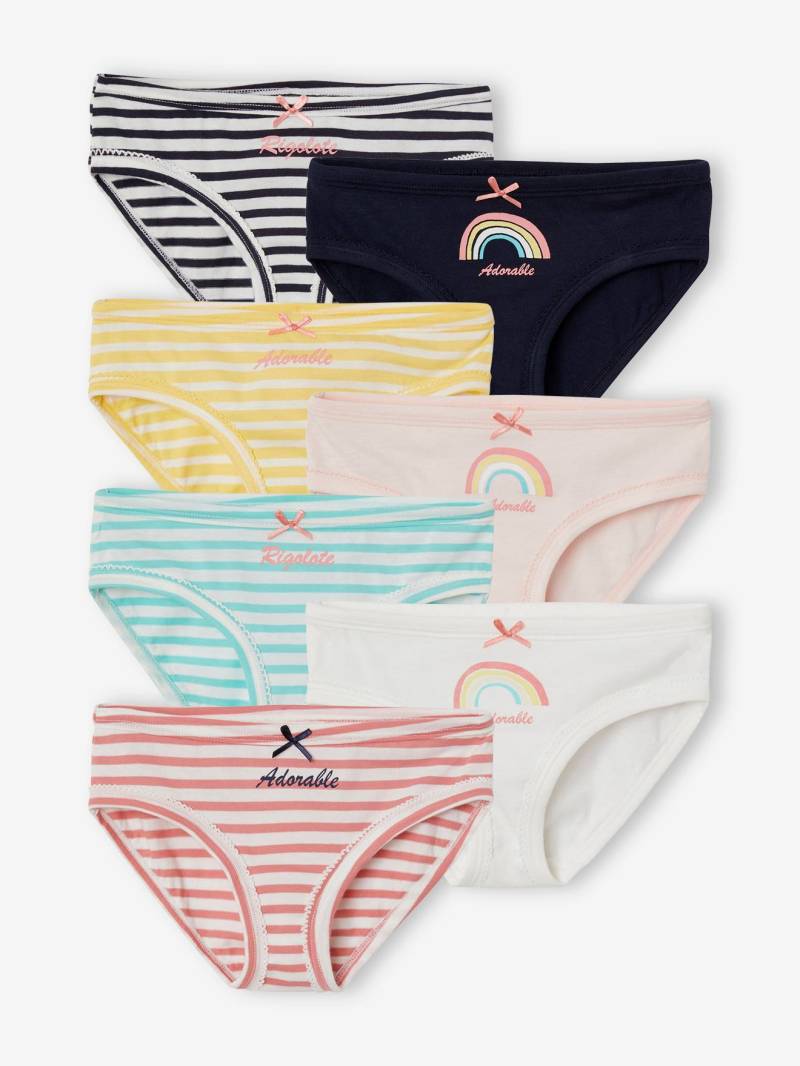 7er-Pack Mädchen Slips von Vertbaudet
