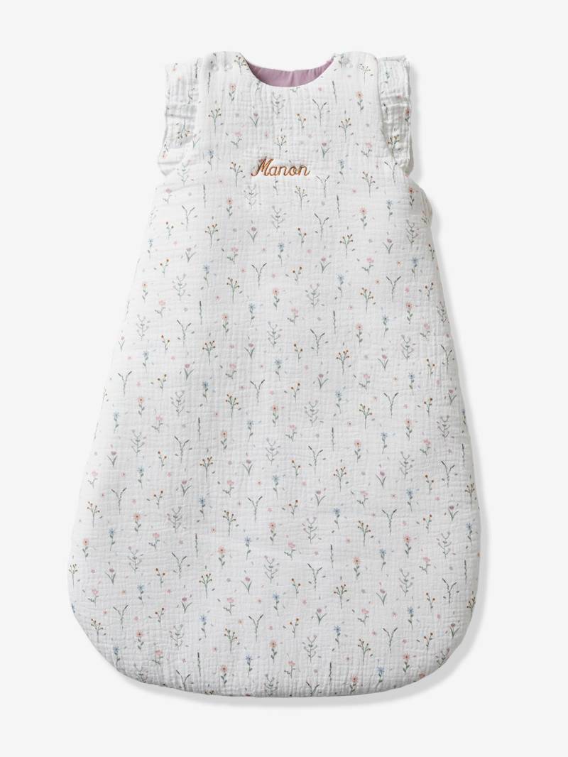 Ärmelloser Baby Schlafsack PROVENCE Oeko-Tex personalisierbar von Vertbaudet