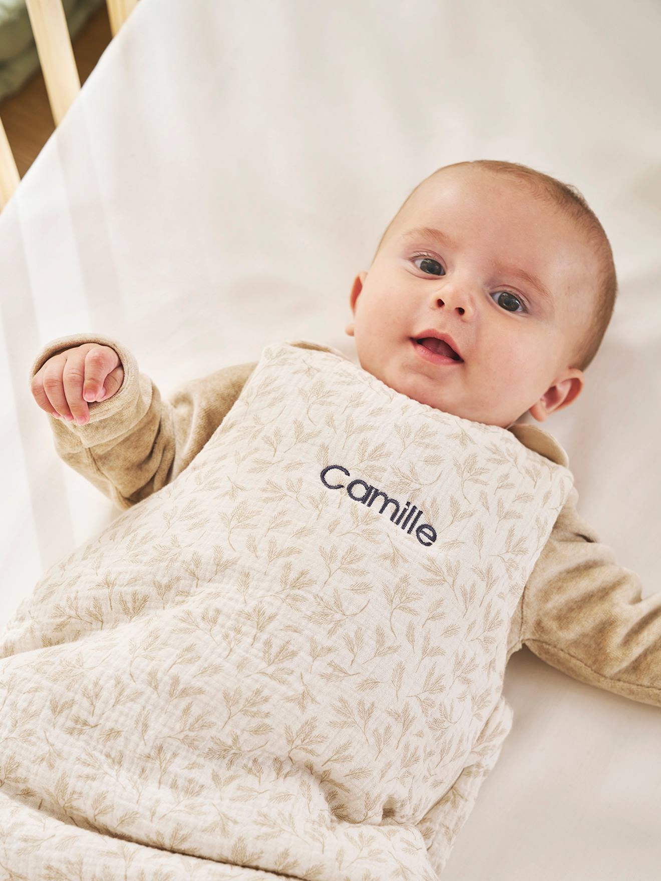 Ärmelloser Baby Schlafsack HYGGE von Vertbaudet