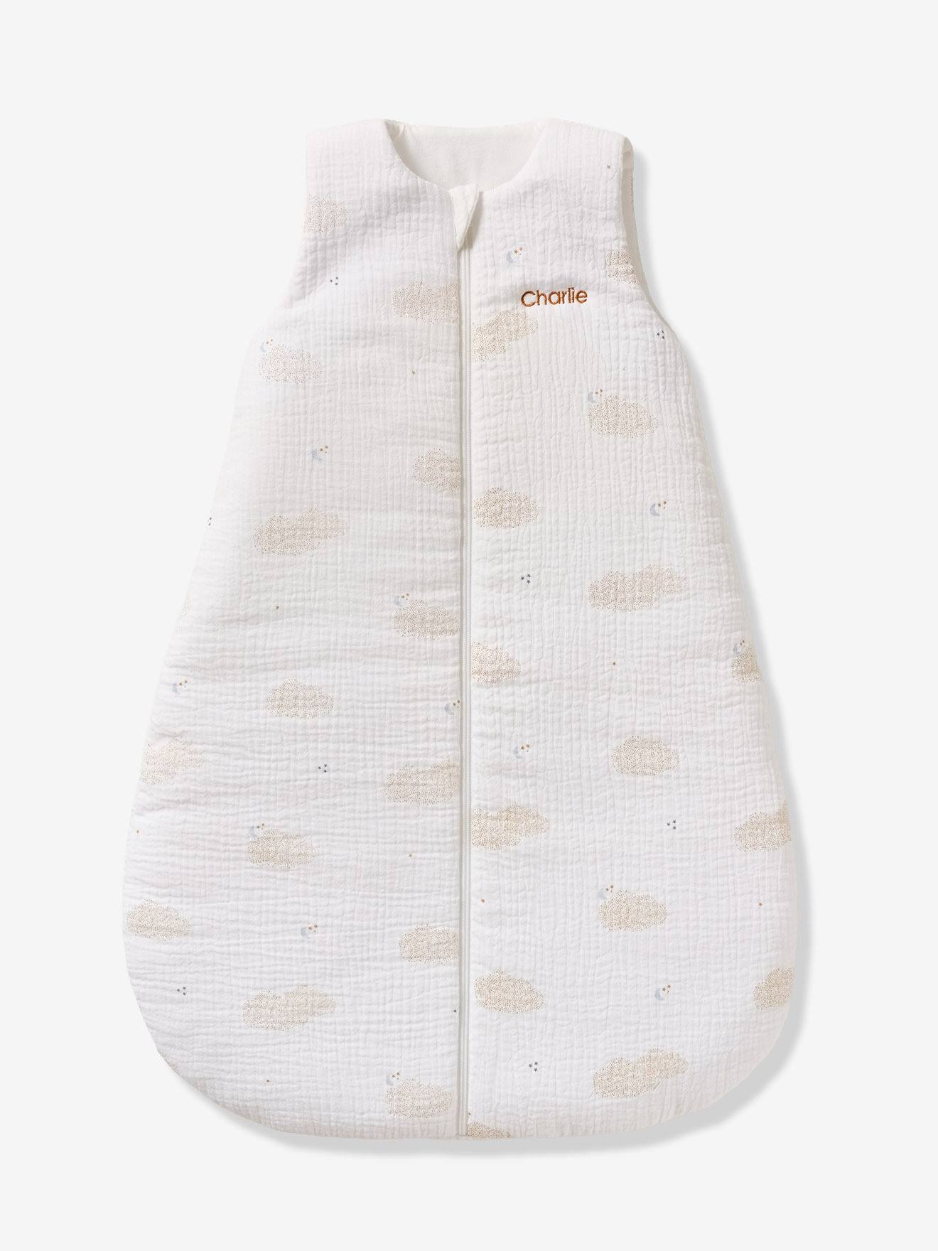 Ärmelloser Baby Schlafsack mit Recycling-Polyester IN DEN WOLKEN TOG 2 von Vertbaudet