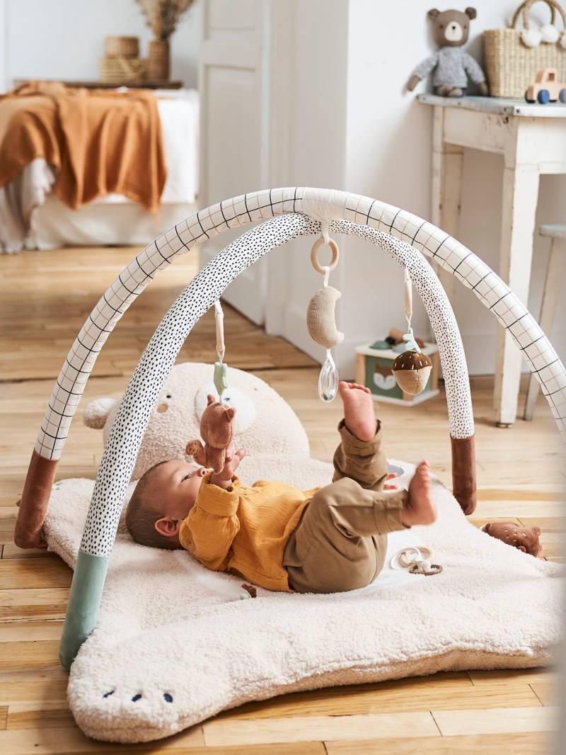 Activity-Decke mit Spielbogen GRÜNER WALD von Vertbaudet