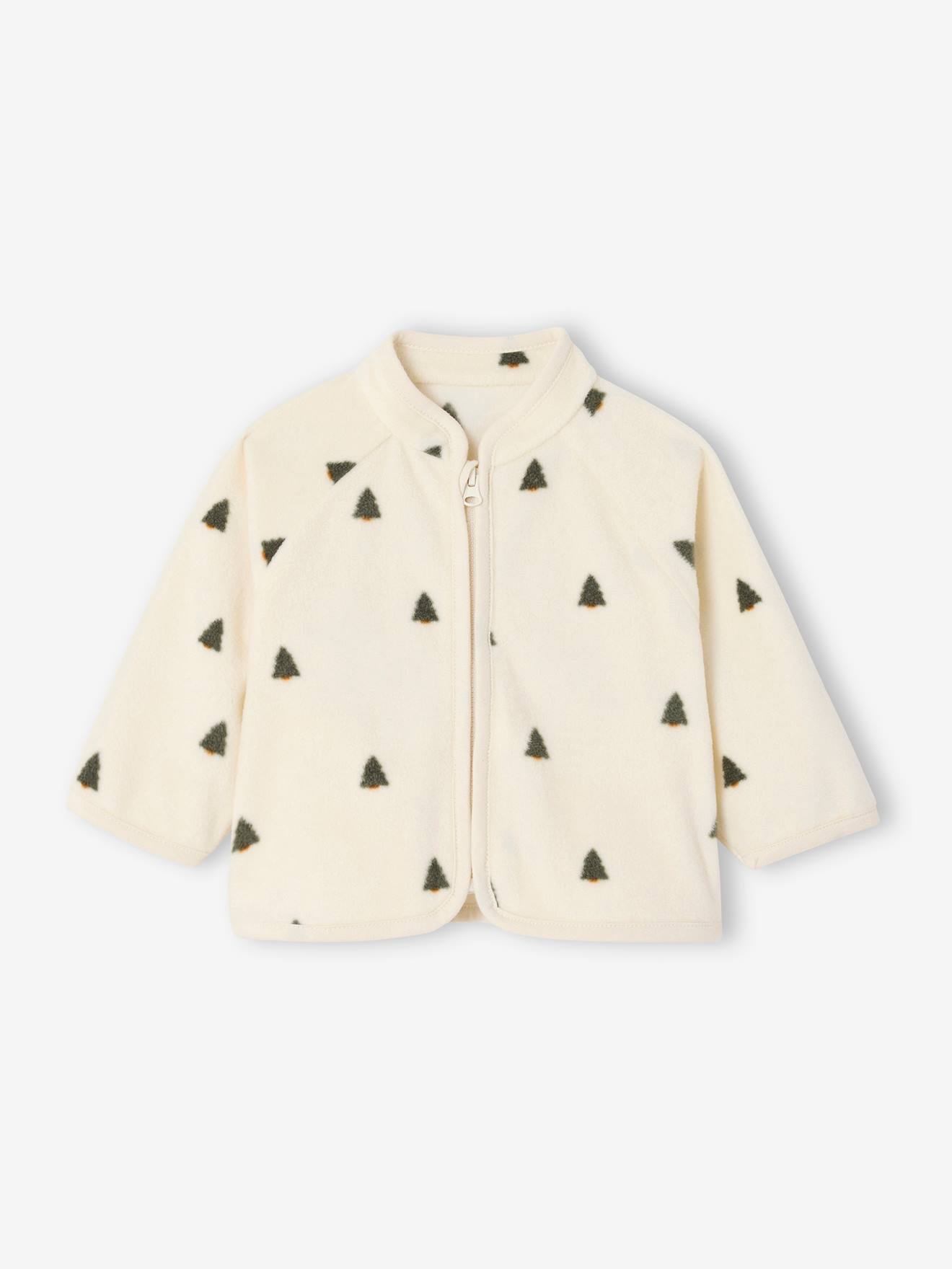 Baby Fleecejacke mit Reißverschluss und Wintermotiv von Vertbaudet