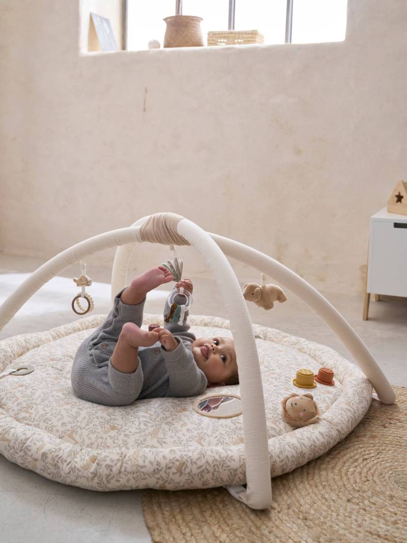 Baby Activity-Decke BABYLON mit Spielbogen & Umrandung von Vertbaudet