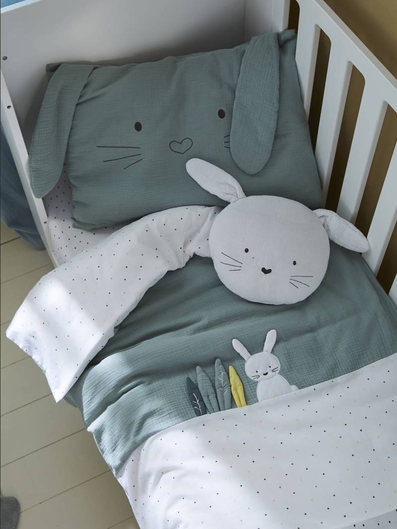 Baby Bettbezug ohne Kissenbezug MINZHASE mit Musselin von Vertbaudet