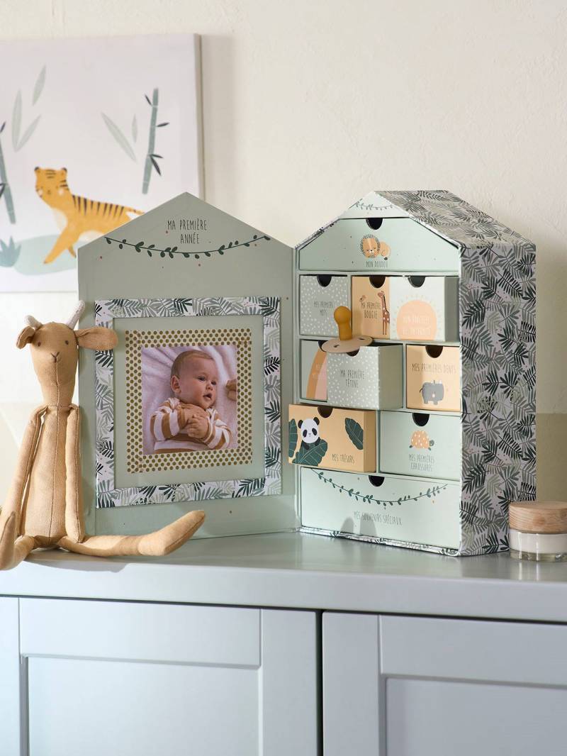 Baby Erinnerungsbox PANDAFREUNDE auf Französisch von Vertbaudet