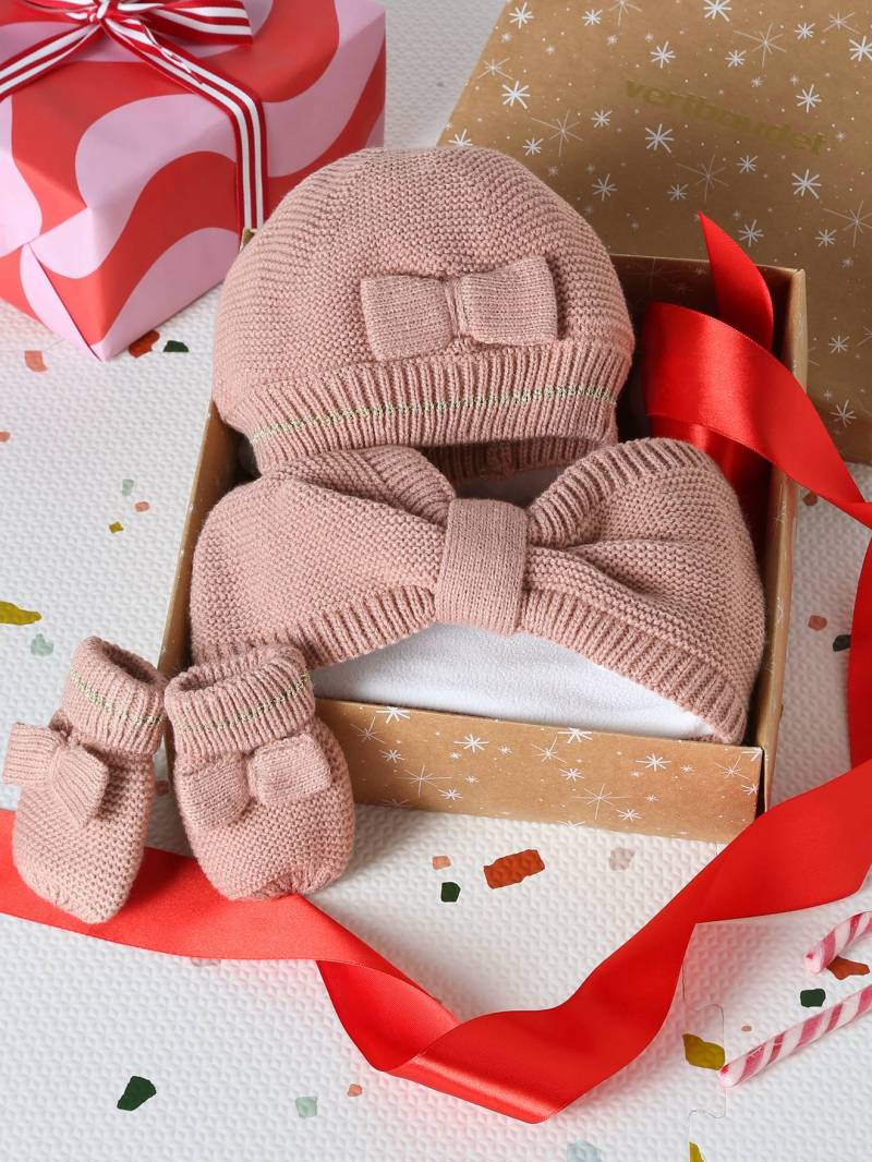 Baby Geschenkset aus Mütze von Vertbaudet