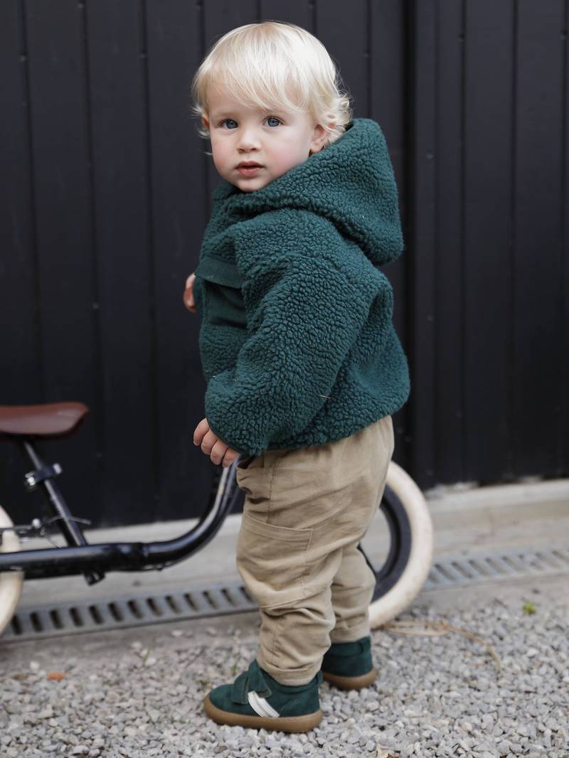 Baby Blouson aus Teddyfleece mit Kapuze n von Vertbaudet