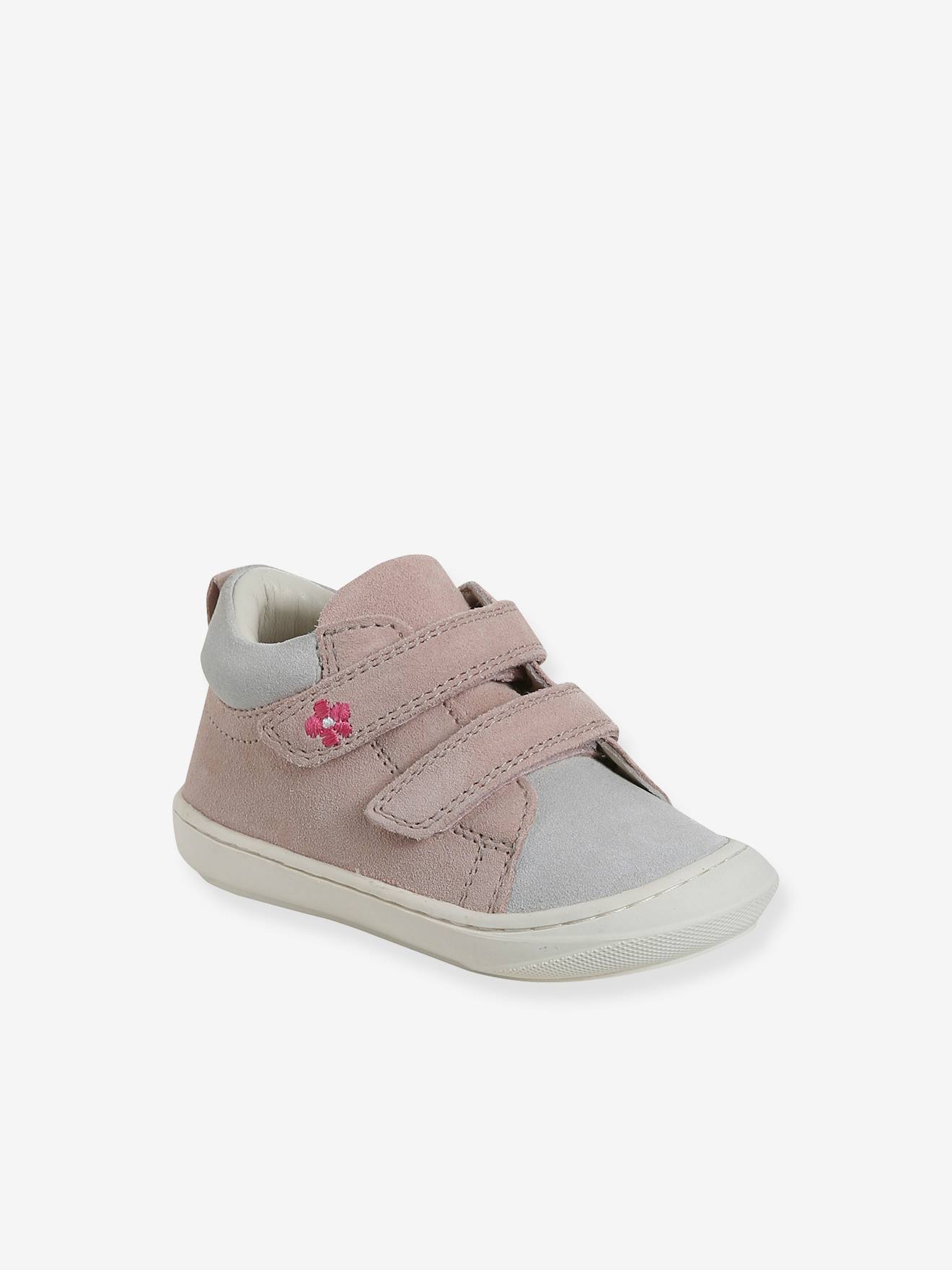 Baby Lauflernschuhe mit Klett aus weichem Leder set von Vertbaudet