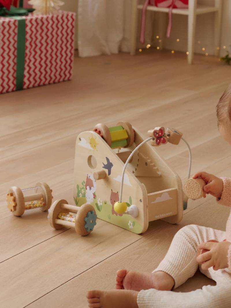 Baby Murmelbahn mit Geräuschen VIER JAHRESZEITEN Holz FSC® von Vertbaudet