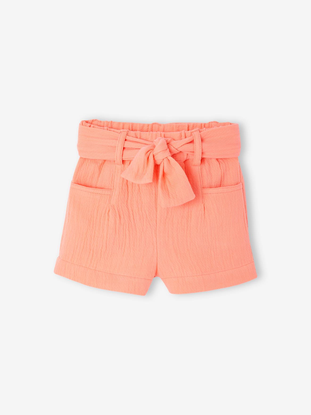 Baby Musselin-Shorts mit Bindegürtel Baby Musselin-Shorts mit Bindegürtel von Vertbaudet