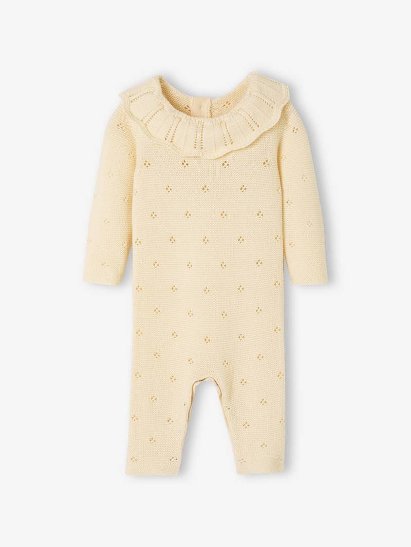 Baby Overall aus Pointelle-Strick Baby Overall aus Pointelle-Strick von Vertbaudet