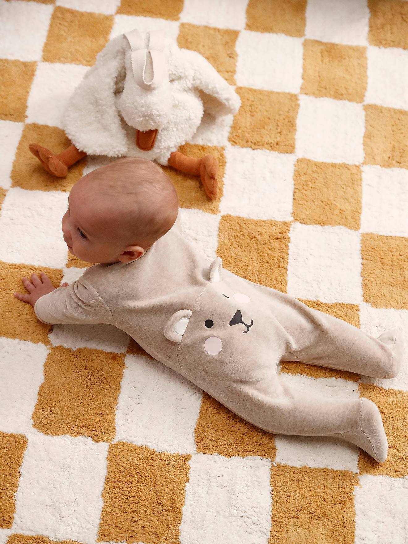Baby Samt-Strampler von Vertbaudet