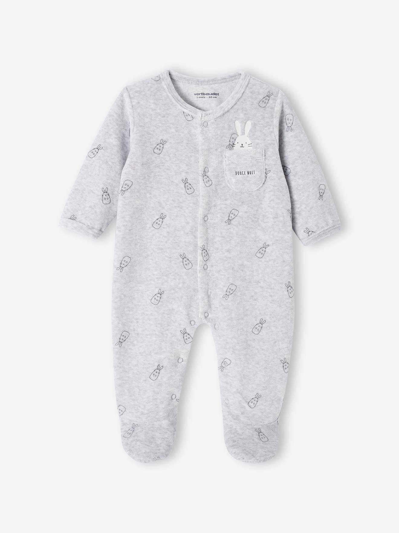 Baby Samtstrampler Baby Samtstrampler von Vertbaudet