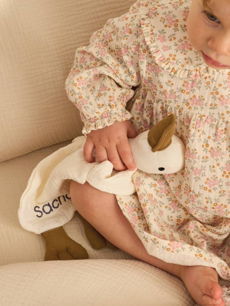 Baby Schmusetuch KLEINE GANS aus Musselin von Vertbaudet