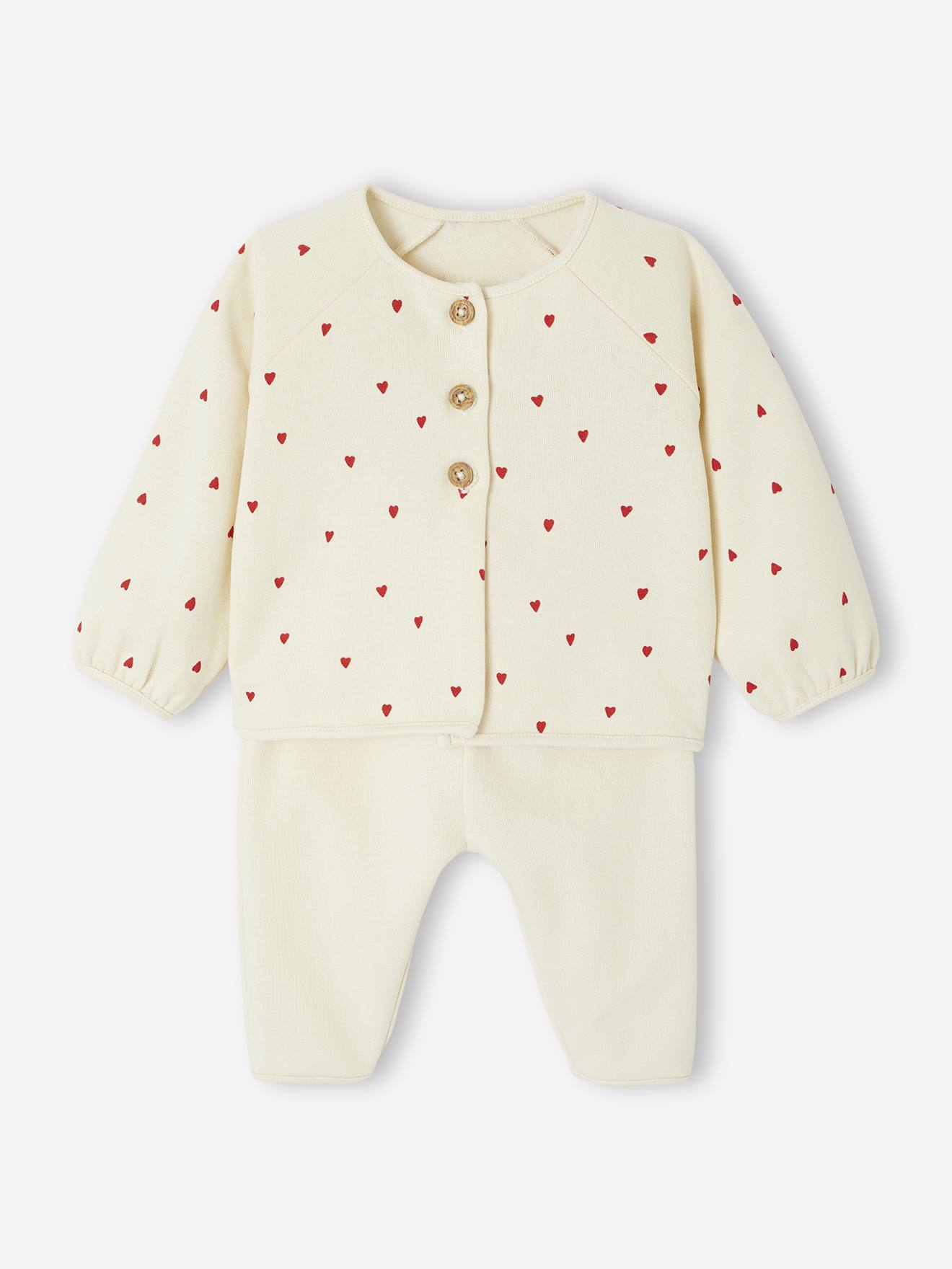 Baby-Set für Neugeborene: Sweatjacke & Hose Baby-Set für Neugeborene: Sweatjacke & Hose von Vertbaudet