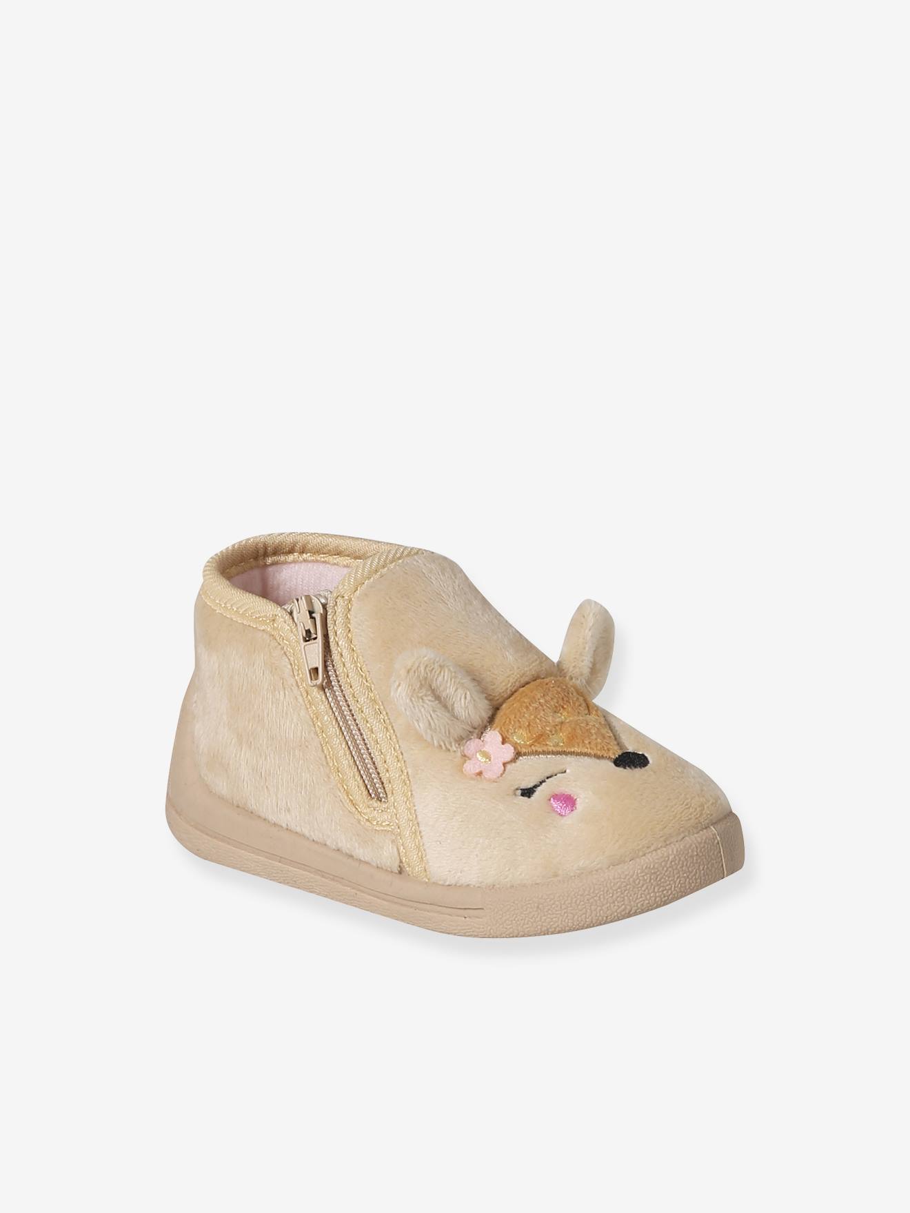 Baby Stoff-Hausschuhe von Vertbaudet